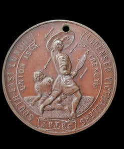 Licensed Victuallers & B.T.P.S South-East London Union Annual Banquet Token 1901