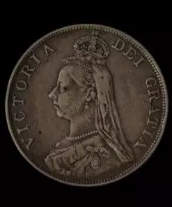 Victoria Double Florin 1890 (Arabic 1) - Image 3