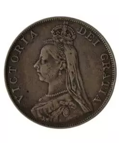 Victoria Double Florin 1890 (Arabic 1) - Image 4