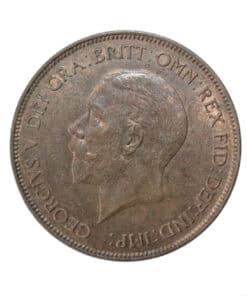Alternative view of George V 1930 Penny