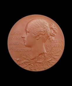 Victoria Diamond Jubilee 1897 Royal Mint Bronze Medal Large 56mm – Boxed