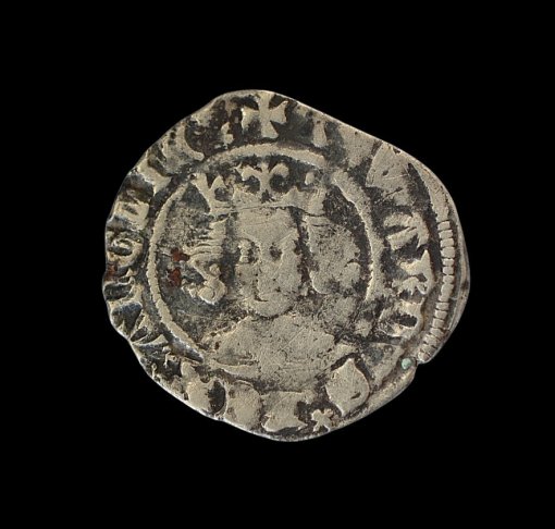 Edward III, 1327-33. Pre-Treaty series G silver penny of Durham - Unpublished variety RRR