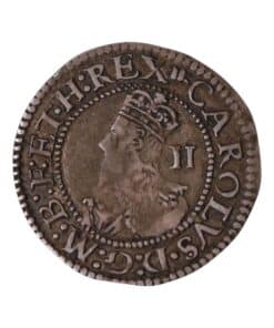 Alternative view of Charles I Halfgroat Aberystwyth Mint 1638/9-42