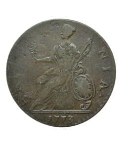 George III Halfpenny 1773 - Image 4