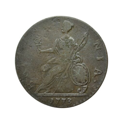 George III Halfpenny 1773 - Image 4