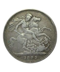 Alternative view of Victoria Crown 1893 LVI 3rd portrait