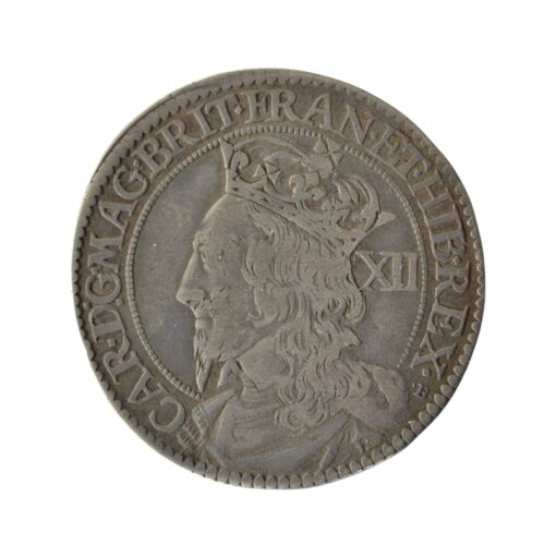 Scotland Charles I, third coinage 1637-1642, Falconer´s second issue, Twelve Shillings - Image 2
