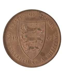 Jersey Edward VII 1/12th Shilling 1909 - Image 4