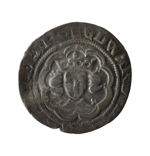 Edward III Halfgroat 4th Coinage Class C 1551-77 Pre-treaty period London - Image 2