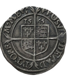 Elizabeth I Sixpence 1565 3rd and 4th issues; Smaller flan - Image 4