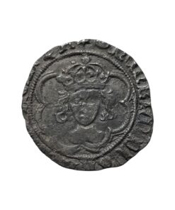 Alternative view of Henry VII Halfgroat Canterbury Mint
