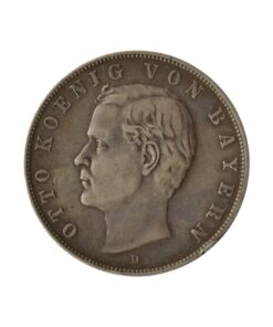 Alternative view of German States Bavaria Three Marks 1910