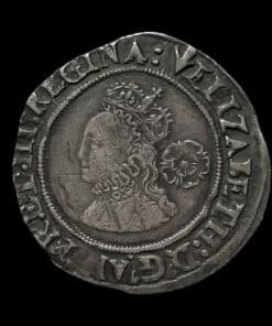 Elizabeth I Sixpence 1565 3rd and 4th issues; Smaller flan