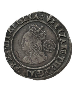 Alternative view of Elizabeth I Sixpence 1565 3rd and 4th issues; Smaller flan