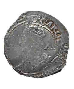 Charles I Shilling Group F; 6th bust Triangle in Circle