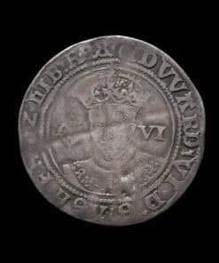 Edward VI Sixpence 3rd Period; Fine Silver London