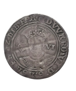 Alternative view of Edward VI Sixpence 3rd Period; Fine Silver London
