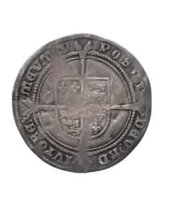 Edward VI Sixpence 3rd Period; Fine Silver London