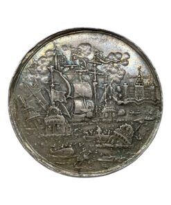 Denmark Battle of Kronborg Silver Medal 1658 by Jeremias Hercules Rare - Image 4