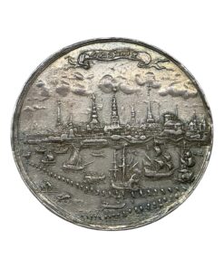 Alternative view of Denmark Battle of Kronborg Silver Medal 1658 by Jeremias Hercules Rare