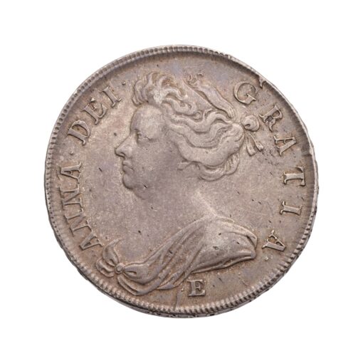 Anne Halfcrown 1707E SEXTO Post-Union Edinburgh Mint - Image 2