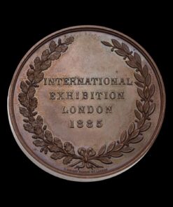 Alexandra Palace Industrial Exhibition Bronze Medal 1885 - Image 3