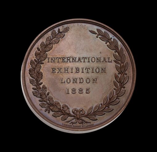 Alexandra Palace Industrial Exhibition Bronze Medal 1885 - Image 3