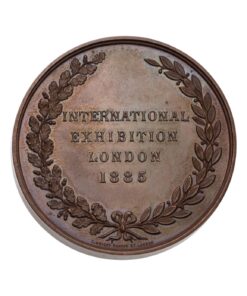 Alexandra Palace Industrial Exhibition Bronze Medal 1885 - Image 4