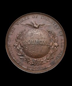 Great Exhibition, Exhibitor's medal 1851 by W.Wyon, - Image 3