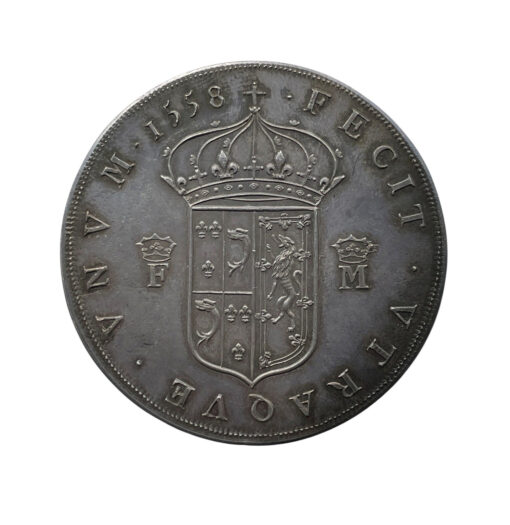 Scotland Silver Medal Wedding of Mary, Queen of Scots, to the Dauphin Francis 1558 Die by J.B. Salmson (early 19th-century restrike) Paris - Original Box - Possibly Finest Available - Image 4