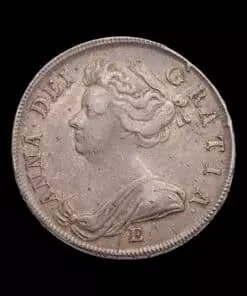 Anne Halfcrown 1707E SEXTO Post-Union Edinburgh Mint