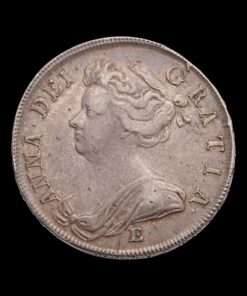 Anne Halfcrown 1707E SEXTO Post-Union Edinburgh Mint