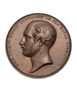 Alternative view of Great Exhibition, Exhibitor's medal 1851 by W.Wyon,