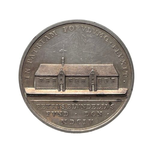 Blundell's School Tiverton Keats Prize Silver 1777 by Pingo - Image 2