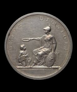Blundell's School Tiverton Keats Prize Silver 1777 by Pingo - Image 3