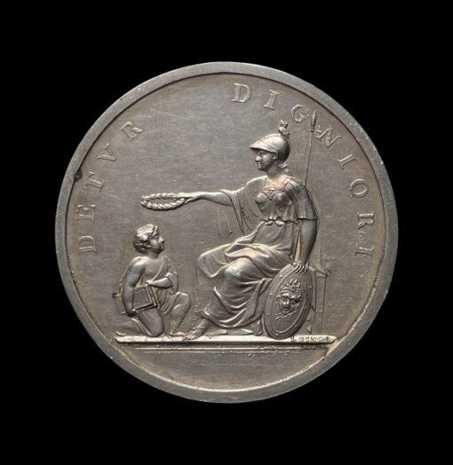 Blundell's School Tiverton Keats Prize Silver 1777 by Pingo - Image 3