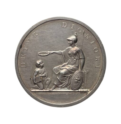 Blundell's School Tiverton Keats Prize Silver 1777 by Pingo - Image 4