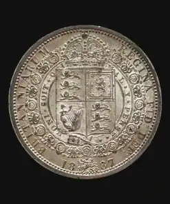 Victoria Jubilee Head Halfcrown 1887 Lustre