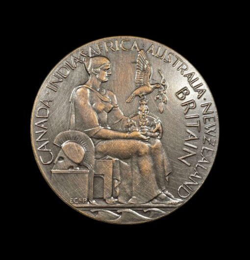 Edward VIII Proposed Coronation Bronze Medal by Gaunt 1937 - Image 3