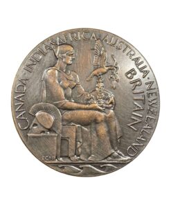 Edward VIII Proposed Coronation Bronze Medal by Gaunt 1937 - Image 4