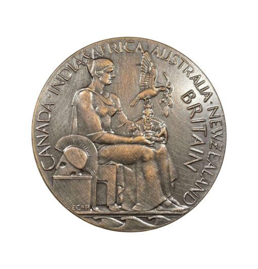 Edward VIII Proposed Coronation Bronze Medal by Gaunt 1937 - Image 4
