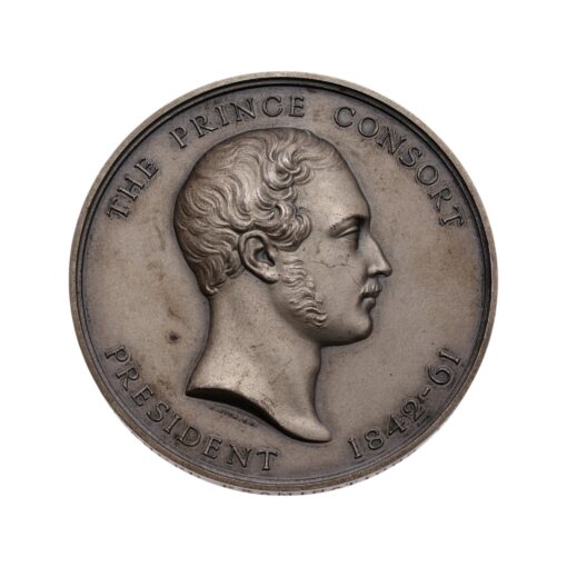 Prince Albert Royal Society of Arts, Manufactures and Commerce Silver Medal, by W. Wyon