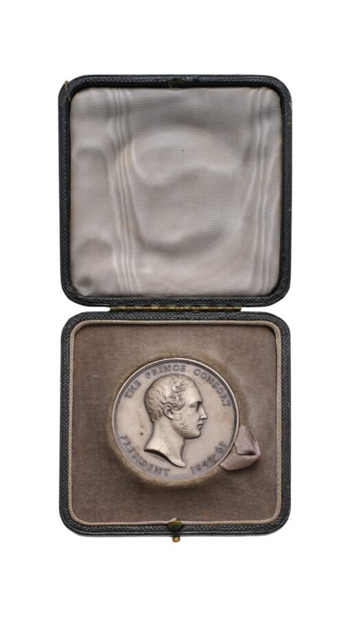 Prince Albert Royal Society of Arts, Manufactures and Commerce Silver Medal, by W. Wyon