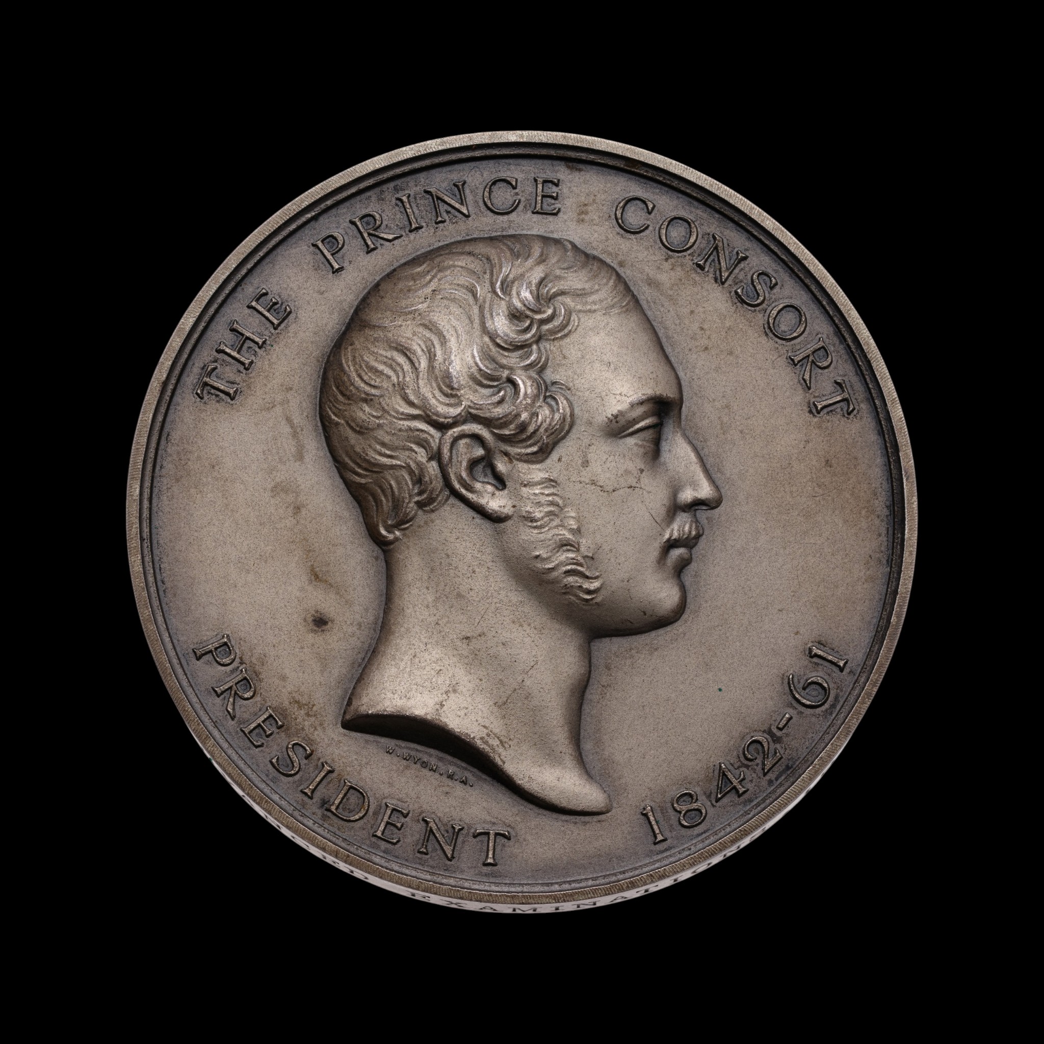 Prince Albert Royal Society of Arts, Manufactures and Commerce Silver Medal, by W. Wyon