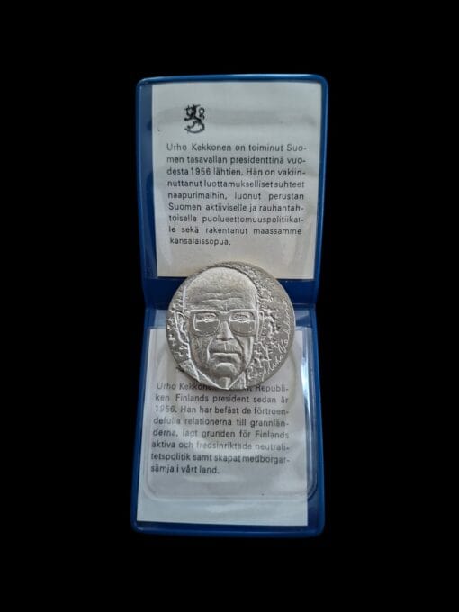 Finland 10 Markkaa Urho Kaleva Kekkonen 1975 Helsinki Silver