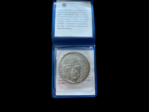 Finland 10 Markkaa Urho Kaleva Kekkonen 1975 Helsinki Silver