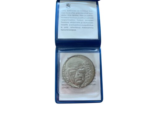 Finland 10 Markkaa Urho Kaleva Kekkonen 1975 Helsinki Silver