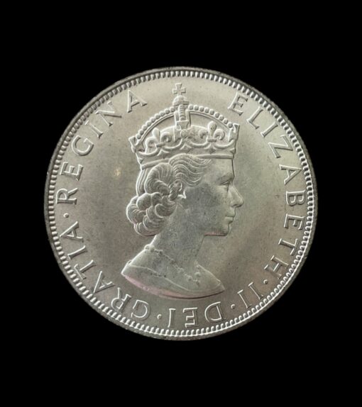 Bermuda Elizabeth II Silver Crown 1964 - Image 3