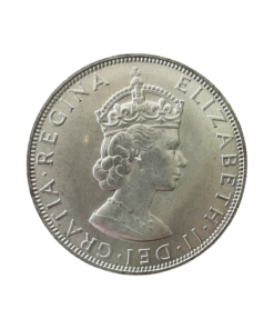 Bermuda Elizabeth II Silver Crown 1964 - Image 4
