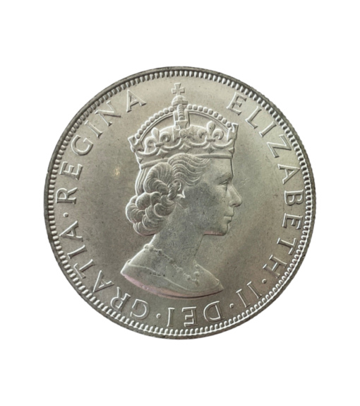 Bermuda Elizabeth II Silver Crown 1964 - Image 4